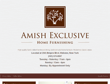 Tablet Screenshot of amishexclusive.com